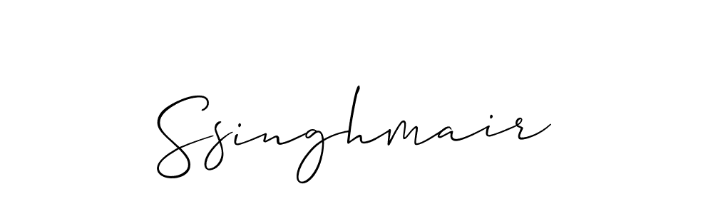 Best and Professional Signature Style for Ssinghmair. Allison_Script Best Signature Style Collection. Ssinghmair signature style 2 images and pictures png