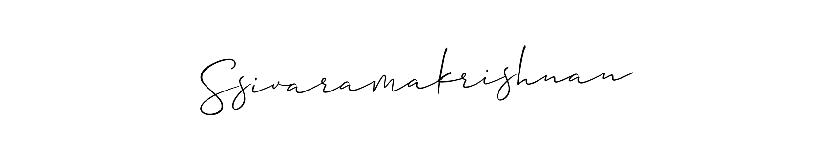 It looks lik you need a new signature style for name Ssivaramakrishnan. Design unique handwritten (Allison_Script) signature with our free signature maker in just a few clicks. Ssivaramakrishnan signature style 2 images and pictures png