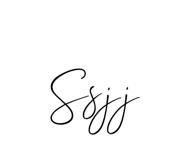 if you are searching for the best signature style for your name Ssjj. so please give up your signature search. here we have designed multiple signature styles  using Allison_Script. Ssjj signature style 2 images and pictures png