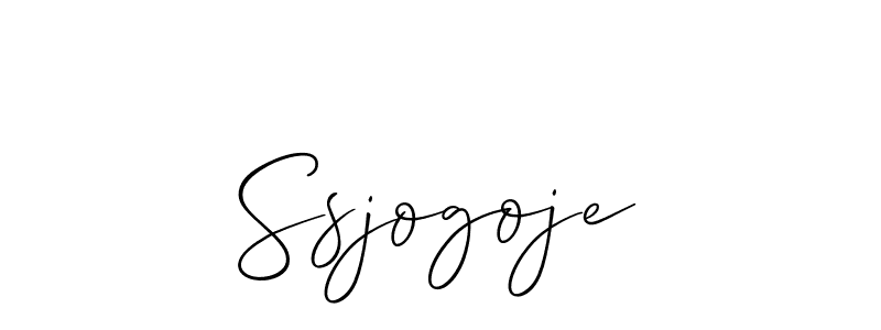 if you are searching for the best signature style for your name Ssjogoje. so please give up your signature search. here we have designed multiple signature styles  using Allison_Script. Ssjogoje signature style 2 images and pictures png