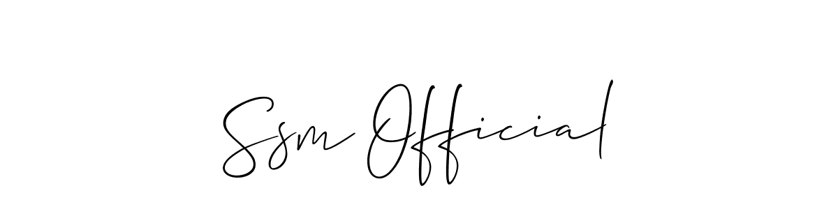 Check out images of Autograph of Ssm Official name. Actor Ssm Official Signature Style. Allison_Script is a professional sign style online. Ssm Official signature style 2 images and pictures png