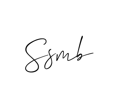Make a beautiful signature design for name Ssmb. Use this online signature maker to create a handwritten signature for free. Ssmb signature style 2 images and pictures png