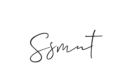 Check out images of Autograph of Ssmnt name. Actor Ssmnt Signature Style. Allison_Script is a professional sign style online. Ssmnt signature style 2 images and pictures png