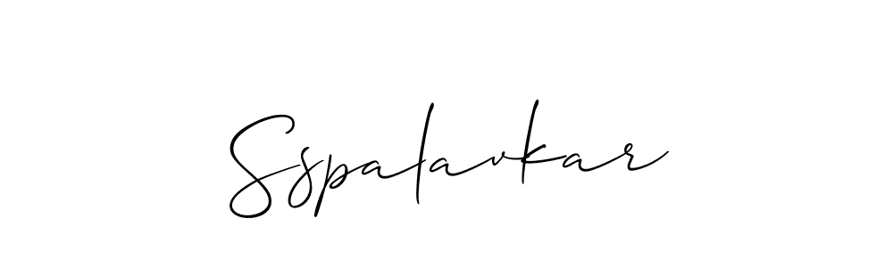 Best and Professional Signature Style for Sspalavkar. Allison_Script Best Signature Style Collection. Sspalavkar signature style 2 images and pictures png