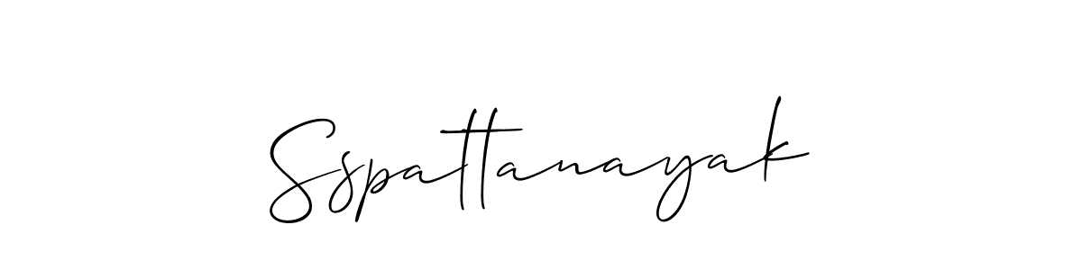 It looks lik you need a new signature style for name Sspattanayak. Design unique handwritten (Allison_Script) signature with our free signature maker in just a few clicks. Sspattanayak signature style 2 images and pictures png