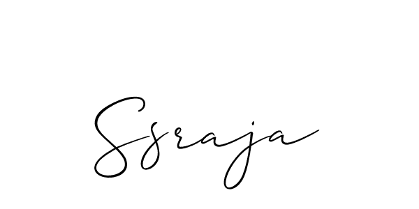 It looks lik you need a new signature style for name Ssraja. Design unique handwritten (Allison_Script) signature with our free signature maker in just a few clicks. Ssraja signature style 2 images and pictures png