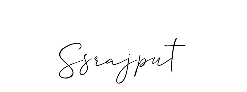 Ssrajput stylish signature style. Best Handwritten Sign (Allison_Script) for my name. Handwritten Signature Collection Ideas for my name Ssrajput. Ssrajput signature style 2 images and pictures png