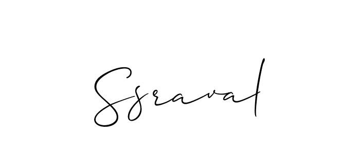 Once you've used our free online signature maker to create your best signature Allison_Script style, it's time to enjoy all of the benefits that Ssraval name signing documents. Ssraval signature style 2 images and pictures png