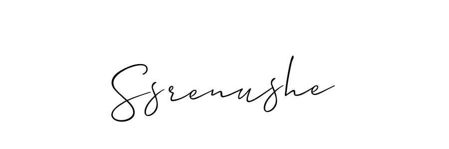 This is the best signature style for the Ssrenushe name. Also you like these signature font (Allison_Script). Mix name signature. Ssrenushe signature style 2 images and pictures png