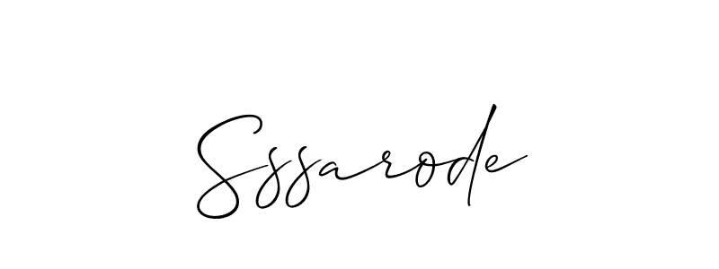 Create a beautiful signature design for name Sssarode. With this signature (Allison_Script) fonts, you can make a handwritten signature for free. Sssarode signature style 2 images and pictures png