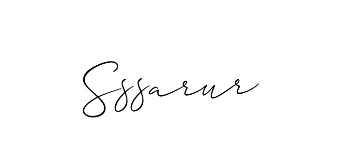 Make a beautiful signature design for name Sssarur. With this signature (Allison_Script) style, you can create a handwritten signature for free. Sssarur signature style 2 images and pictures png