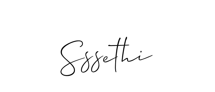 Best and Professional Signature Style for Sssethi. Allison_Script Best Signature Style Collection. Sssethi signature style 2 images and pictures png
