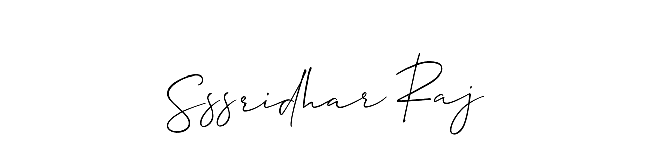 Once you've used our free online signature maker to create your best signature Allison_Script style, it's time to enjoy all of the benefits that Sssridhar Raj name signing documents. Sssridhar Raj signature style 2 images and pictures png