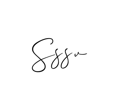 It looks lik you need a new signature style for name Sssv. Design unique handwritten (Allison_Script) signature with our free signature maker in just a few clicks. Sssv signature style 2 images and pictures png