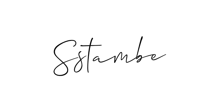 Make a beautiful signature design for name Sstambe. Use this online signature maker to create a handwritten signature for free. Sstambe signature style 2 images and pictures png