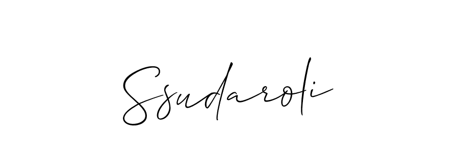 Once you've used our free online signature maker to create your best signature Allison_Script style, it's time to enjoy all of the benefits that Ssudaroli name signing documents. Ssudaroli signature style 2 images and pictures png