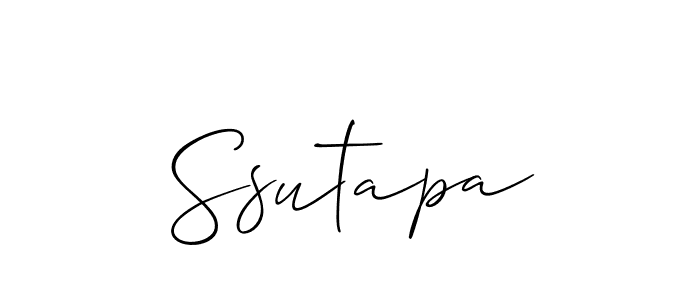 Best and Professional Signature Style for Ssutapa. Allison_Script Best Signature Style Collection. Ssutapa signature style 2 images and pictures png