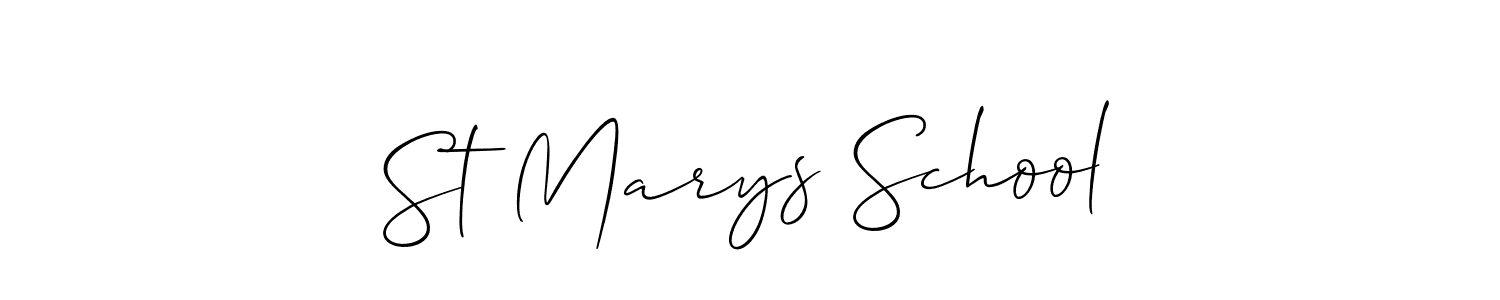Once you've used our free online signature maker to create your best signature Allison_Script style, it's time to enjoy all of the benefits that St Marys School name signing documents. St Marys School signature style 2 images and pictures png