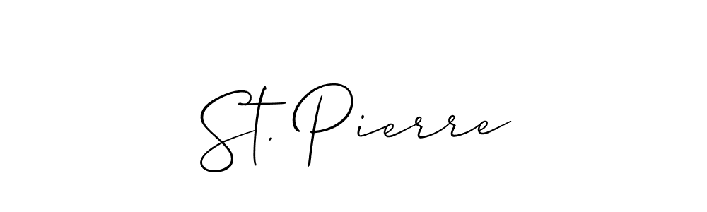 Make a beautiful signature design for name St. Pierre. Use this online signature maker to create a handwritten signature for free. St. Pierre signature style 2 images and pictures png