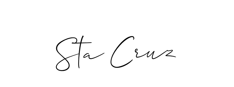 Check out images of Autograph of Sta Cruz name. Actor Sta Cruz Signature Style. Allison_Script is a professional sign style online. Sta Cruz signature style 2 images and pictures png