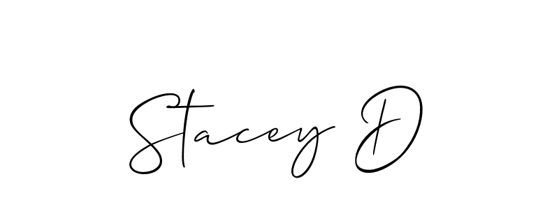 Check out images of Autograph of Stacey D name. Actor Stacey D Signature Style. Allison_Script is a professional sign style online. Stacey D signature style 2 images and pictures png