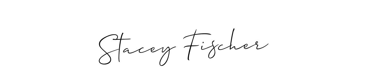 Best and Professional Signature Style for Stacey Fischer. Allison_Script Best Signature Style Collection. Stacey Fischer signature style 2 images and pictures png