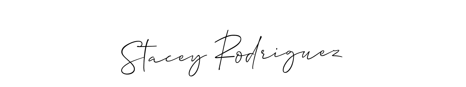 The best way (Allison_Script) to make a short signature is to pick only two or three words in your name. The name Stacey Rodriguez include a total of six letters. For converting this name. Stacey Rodriguez signature style 2 images and pictures png