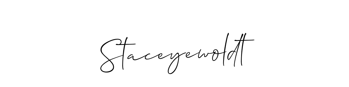 Make a beautiful signature design for name Staceyewoldt. Use this online signature maker to create a handwritten signature for free. Staceyewoldt signature style 2 images and pictures png