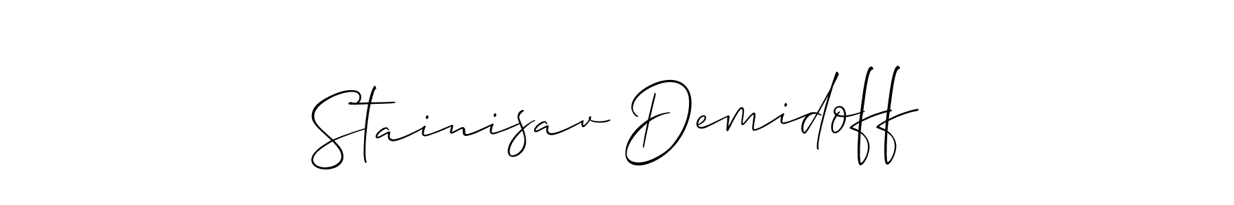 Best and Professional Signature Style for Stainisav Demidoff. Allison_Script Best Signature Style Collection. Stainisav Demidoff signature style 2 images and pictures png