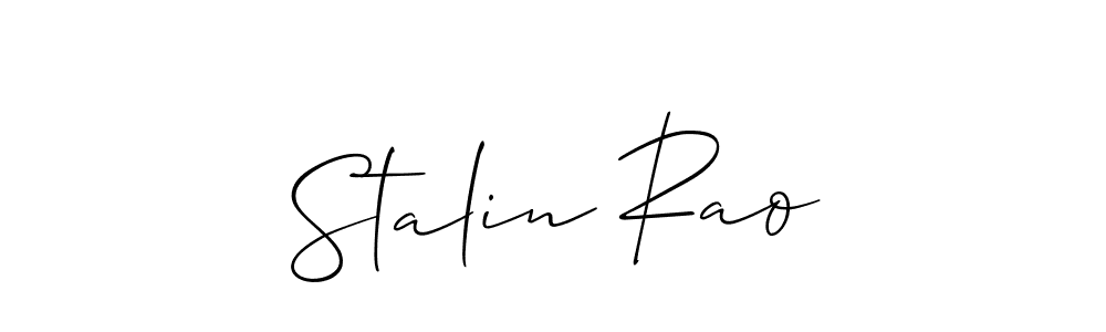 if you are searching for the best signature style for your name Stalin Rao. so please give up your signature search. here we have designed multiple signature styles  using Allison_Script. Stalin Rao signature style 2 images and pictures png