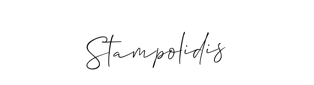 Also You can easily find your signature by using the search form. We will create Stampolidis name handwritten signature images for you free of cost using Allison_Script sign style. Stampolidis signature style 2 images and pictures png