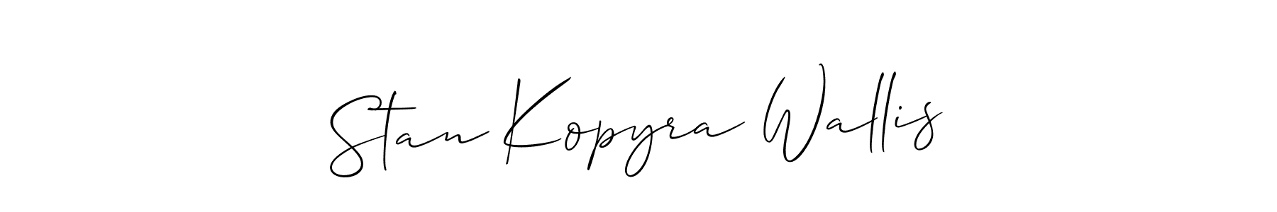 Best and Professional Signature Style for Stan Kopyra Wallis. Allison_Script Best Signature Style Collection. Stan Kopyra Wallis signature style 2 images and pictures png