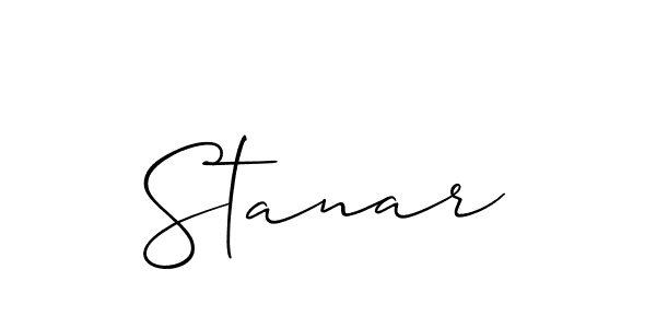 Make a beautiful signature design for name Stanar. Use this online signature maker to create a handwritten signature for free. Stanar signature style 2 images and pictures png