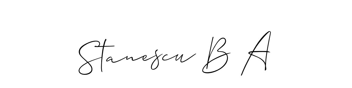 Check out images of Autograph of Stanescu B A name. Actor Stanescu B A Signature Style. Allison_Script is a professional sign style online. Stanescu B A signature style 2 images and pictures png