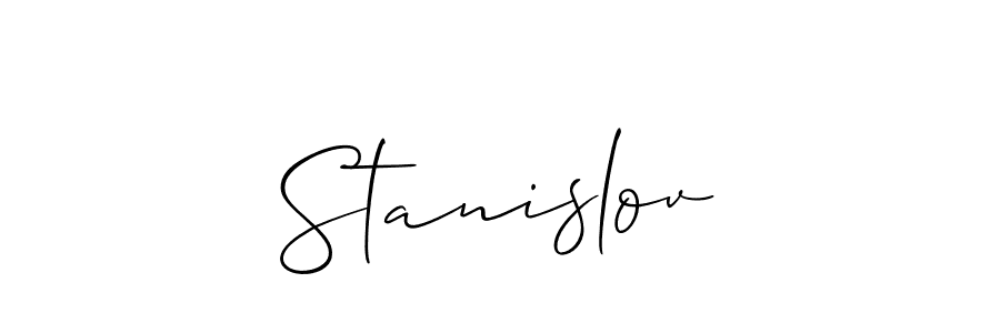 Stanislov stylish signature style. Best Handwritten Sign (Allison_Script) for my name. Handwritten Signature Collection Ideas for my name Stanislov. Stanislov signature style 2 images and pictures png