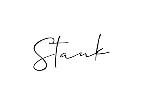 Make a beautiful signature design for name Stank. Use this online signature maker to create a handwritten signature for free. Stank signature style 2 images and pictures png