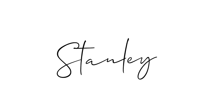 The best way (Allison_Script) to make a short signature is to pick only two or three words in your name. The name Stanley include a total of six letters. For converting this name. Stanley signature style 2 images and pictures png