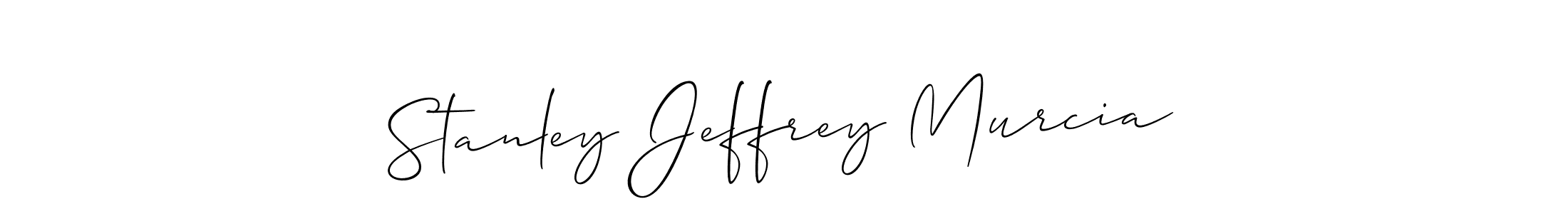 Allison_Script is a professional signature style that is perfect for those who want to add a touch of class to their signature. It is also a great choice for those who want to make their signature more unique. Get Stanley Jeffrey Murcia name to fancy signature for free. Stanley Jeffrey Murcia signature style 2 images and pictures png