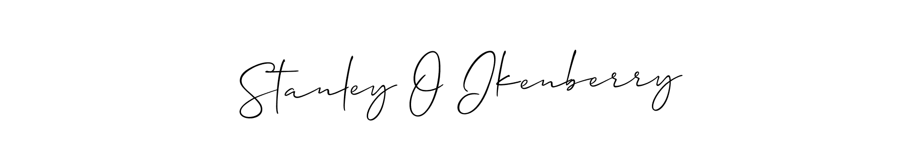 Once you've used our free online signature maker to create your best signature Allison_Script style, it's time to enjoy all of the benefits that Stanley O Ikenberry name signing documents. Stanley O Ikenberry signature style 2 images and pictures png