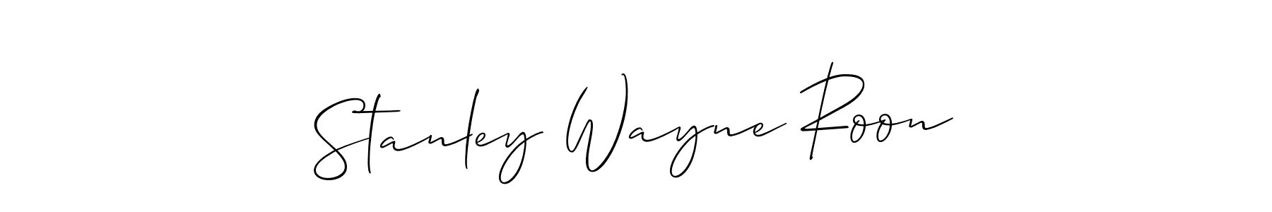 Here are the top 10 professional signature styles for the name Stanley Wayne Roon. These are the best autograph styles you can use for your name. Stanley Wayne Roon signature style 2 images and pictures png