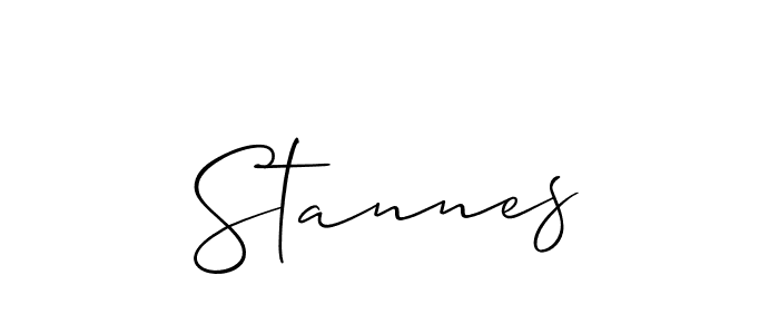 How to make Stannes name signature. Use Allison_Script style for creating short signs online. This is the latest handwritten sign. Stannes signature style 2 images and pictures png