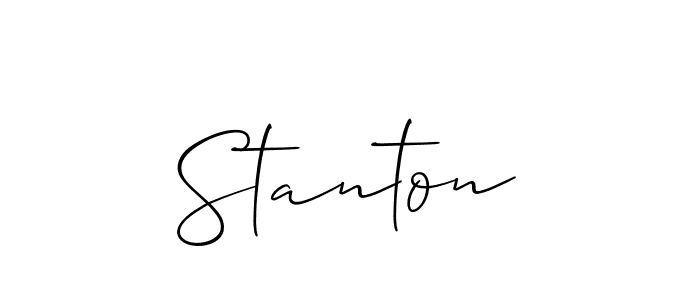 Also You can easily find your signature by using the search form. We will create Stanton name handwritten signature images for you free of cost using Allison_Script sign style. Stanton signature style 2 images and pictures png