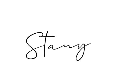 You can use this online signature creator to create a handwritten signature for the name Stany. This is the best online autograph maker. Stany signature style 2 images and pictures png