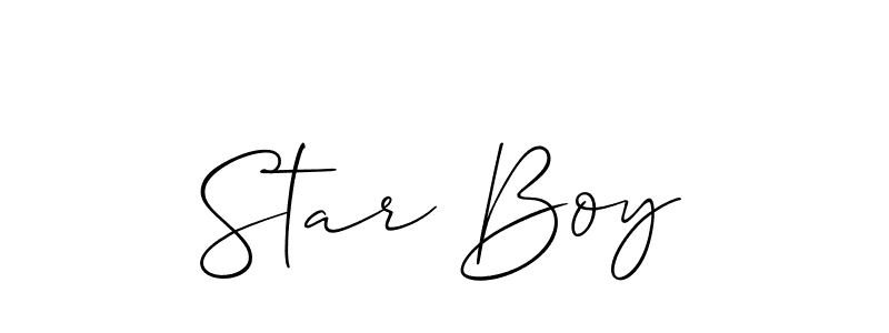 Allison_Script is a professional signature style that is perfect for those who want to add a touch of class to their signature. It is also a great choice for those who want to make their signature more unique. Get Star Boy name to fancy signature for free. Star Boy signature style 2 images and pictures png