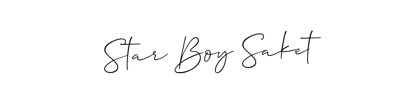 Make a beautiful signature design for name Star Boy Saket. Use this online signature maker to create a handwritten signature for free. Star Boy Saket signature style 2 images and pictures png