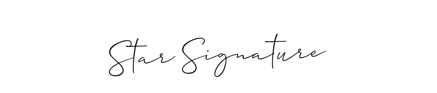 You should practise on your own different ways (Allison_Script) to write your name (Star Signature) in signature. don't let someone else do it for you. Star Signature signature style 2 images and pictures png