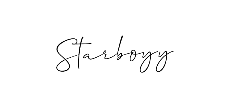 You should practise on your own different ways (Allison_Script) to write your name (Starboyy) in signature. don't let someone else do it for you. Starboyy signature style 2 images and pictures png