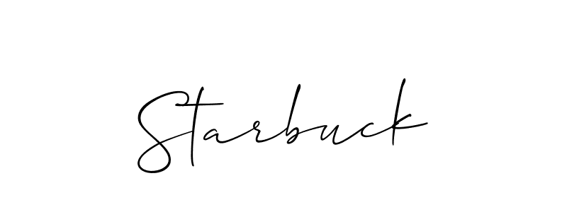 Make a beautiful signature design for name Starbuck. Use this online signature maker to create a handwritten signature for free. Starbuck signature style 2 images and pictures png