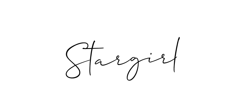 Also You can easily find your signature by using the search form. We will create Stargirl name handwritten signature images for you free of cost using Allison_Script sign style. Stargirl signature style 2 images and pictures png