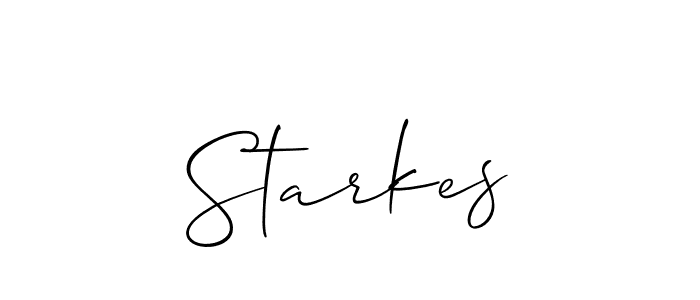 if you are searching for the best signature style for your name Starkes. so please give up your signature search. here we have designed multiple signature styles  using Allison_Script. Starkes signature style 2 images and pictures png